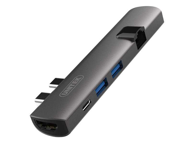 Unitek USB-C - USB, HDMI, RJ-45, Thunderbolt3